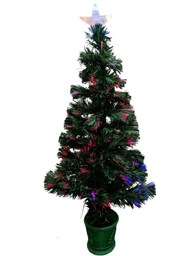 Green christmas tree fiber - green,