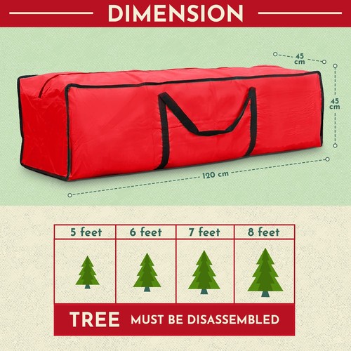 Red christmas tree storage bag - christmas,