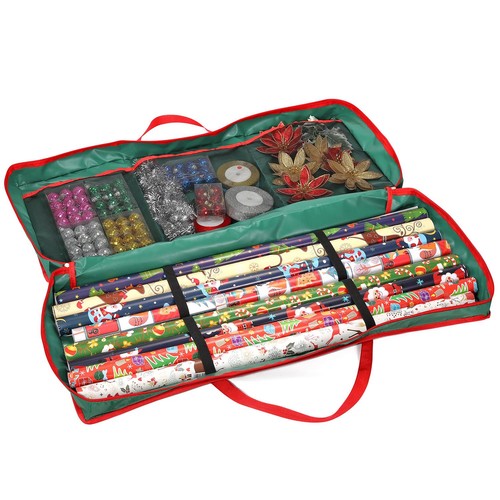 Christmas gift wrap storage - christmas,