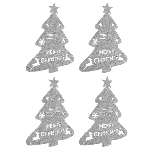 Grey felt xmas - xmas, tree